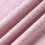 CHOCHENG意大利女装圆领短袖汗衫简约宽松亚麻针织T恤上衣女