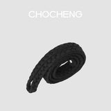 【纽约时装周】CHOCHENG英国腰带复古时尚麻花编织腰带