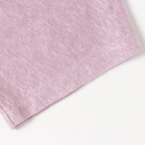 CHOCHENG意大利女装圆领短袖汗衫简约宽松亚麻针织T恤上衣女