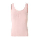 【时装周同款】CHOCHENG意大利女装纯棉无袖背心打底吊带针织衫