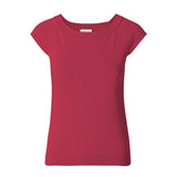 【时装周同款】CHOCHENG意大利女装简约盖袖纯棉修身圆领针织衫